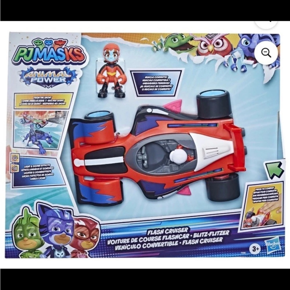 PJ Masks Animal Power Flash Cruiser Toy by Hasbro Action